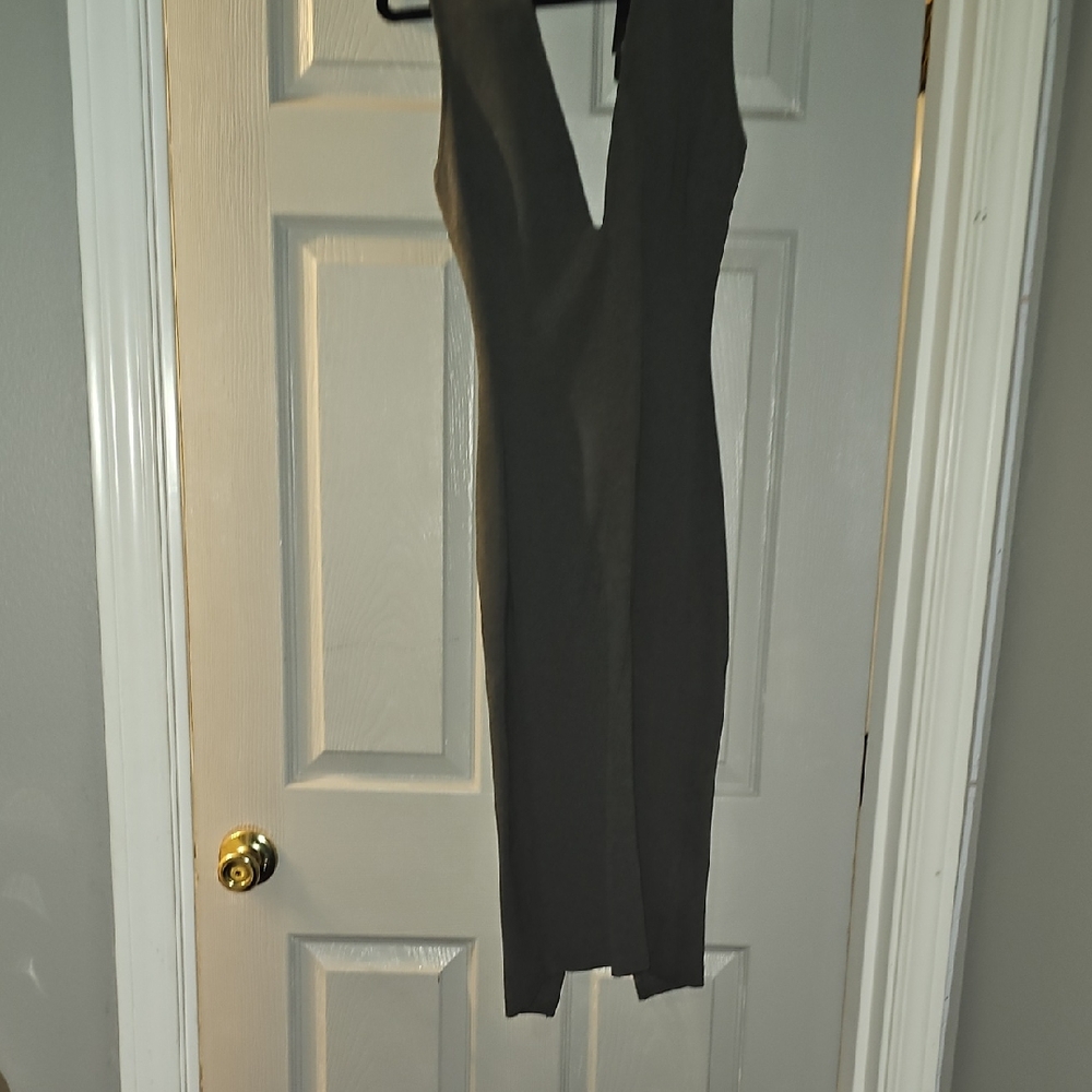 Guess Dark Gray Backless Dress